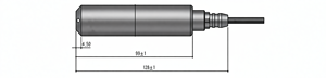 Sensor de Nivel de Agua Hidrostático de Silicio Difuso GLT100 0~100m IP68 - Product Image 5