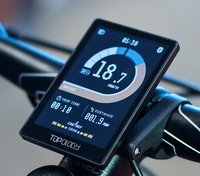 Tableau de bord numérique ebike avec LED, pour vélo électrique, scooter, bicyclette, écran LCD Câble usb 24V/36V/48V