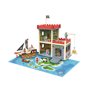 2025 nouveau Design de haute qualité en <span class=keywords><strong>bois</strong></span> <span class=keywords><strong>Pirate</strong></span> château activité <span class=keywords><strong>jouet</strong></span> scène <span class=keywords><strong>jouet</strong></span> - Product Image 1