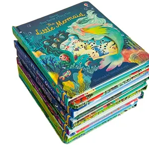 Buku peri terkenal bahasa Inggris buku ajaib seri gua kardus buku Pop-up untuk balita