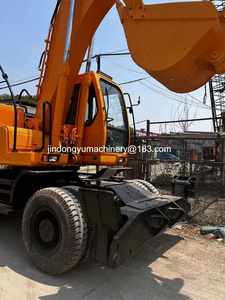 Excavadora de cadenas HYUNDAI 210w-7 de 20 toneladas usada en stock con componentes de caja de cambios y rodamientos 215-7 215VS - Product Image 6
