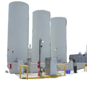 5m3 vertical cryogenic liquid oxygen storage tank cryogenic tank with vaporizer