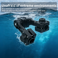 Support de transducteur pivotant et réglable compatible avec Garmin Livescope LVS34+ LVS32 VIN-TYQ-FD02-34+32
