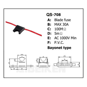 Mini ô tô xe trong dòng 12V cấu hình thấp tiêu chuẩn Micro ATM ACN ACS ACZ Lưỡi Cầu Chì tap xe tự động cầu chì chủ - Product Image 5
