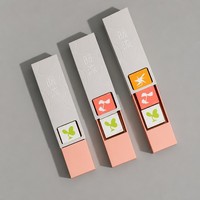 Caja de Joyería Rectangular Larga, Portátil, Ecológica, de Estilo Moderno, con Logotipo Personalizado, Materiales Reciclables para Pequeños Artículos