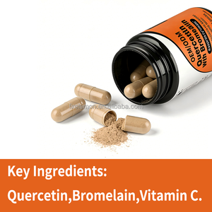 Capsules de Quercétine OEM/ODM, Bromélaïne, Vitamine C, Fibres Alimentaires, Compléments Alimentaires, Soutien Immunitaire, Soutien à la Santé Respiratoire - Product Image 4