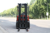 Chariot élévateur électrique Solreign CPD 3,5 tonnes, levage 5m, batterie lithium-ion, pour rayonnages hauts, certifié CE, avec déplaceur latéral électrique