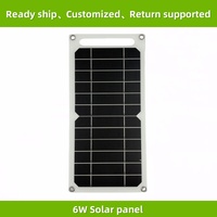 Panel Solar Portátil Flexible Alecter Solar APH-P12 Ultraligero de 0.12kg y 6W, 19.5% de Eficiencia, 29.7x14.5cm, 0.2cm de Grosor, Doble