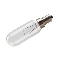 Ampoule tubulaire de capot de cuiseur du verre clair T25 25W 40W 220V 230V 240V E14 ampoule de tungstène pour la lampe de sel, INC-MINI-E14