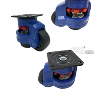 Pied Maître Roulettes Style Coréen GD-120 Heavy Duty Pied Maître Nylon Nivellement Réglable Roulette