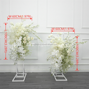 DKB Factory Wholesale High-Quality Wedding Backdrops <b>Flower</b> Decor White Artificial <b>Flower</b> Decorations - Product Image 2