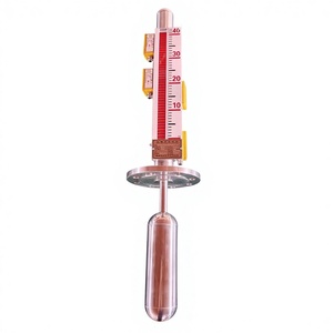 Jauge de niveau à clapet magnétique en acier inoxydable, jauge de niveau d'eau numérique |   Signal HART 4-20mA |   Mesure de niveau industrielle - Product Image 5