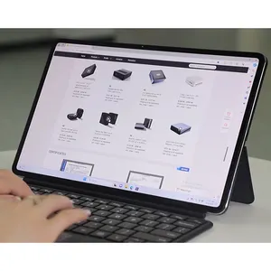 Vente en gros Tablette professionnelle 12.6 pouces 8 Go 128 Go Écran tactile Wifi 2 en 1 Tablette convertible pour ordinateur portable