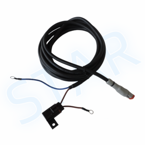 定制2针Deutsch防水母连接器DT06-2S，带橡胶靴LAPP电缆组件汽车线束 - Product Image 3