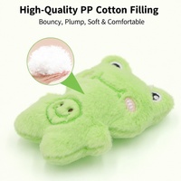 En stock, vente en gros, personnalisable : Jouet interactif pour chat en peluche douce, animaux mignons (lapin, ours, grenouille, poulet) avec herbe à chat, pour le jeu des chats