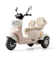 Прекрасная электрическая трехколесная пластиковая машинка-каталка с ручкой для детей от <span class=keywords><strong>2</strong></span> до 13 лет, унисекс - Product Image 4