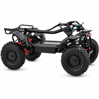 Nouvelle conception de scooter électrique tout-terrain pliable 4x4 robuste, batterie au lithium 60V, 4000W, scooter électrique tout-terrain