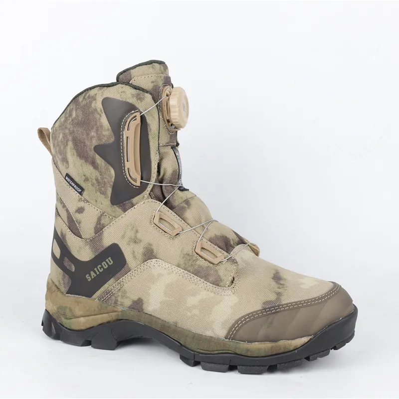 Bottes de jungle de mode de haute qualité camouflage bottes causales bottes de chasse imperméables pour hommes