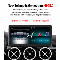 CarPlay Inalámbrico Android Auto GPS para Mercedes Clase B W246/W242 NTG5.0 10.25 Android14 8+128GB DSP Reproductor Multimedia de Video BT