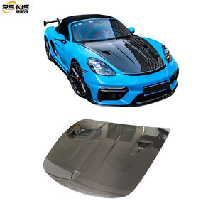 Kit carrosserie amélioré pour <span class=keywords><strong>Porsche</strong></span> Cayman Boxster 718 982 GT4 GT4RS : pare-chocs avant, diffuseur arrière, spoiler en PP/fibre de carbone sèche - Product Image 4