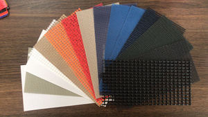 Bâche en maille ignifuge enduite de PVC sur mesure, imperméable, pour extérieur – Tissu polyester anti-moisissure et anti-UV pour filet de sécurité - Product Image 2