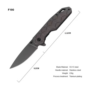FB-1631 Couteau de poche pliant en acier inoxydable pour camping, chasse et activités de plein air, idéal pour la randonnée, vente en gros - Product Image 4