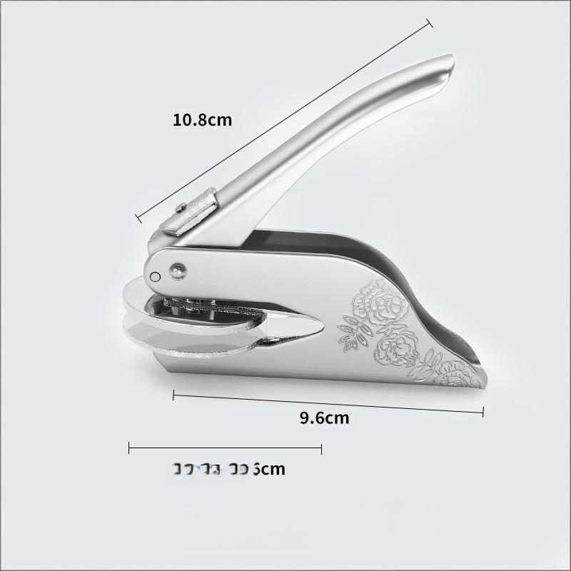 Matter silver with flower paptter