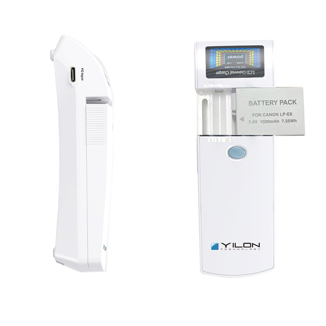 Universal Camera Battery Charger, Suitable for 18650/26650 Lithium-ion Battery PortableType-C Charger