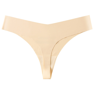 Tanga Rosa Frambuesa en Oferta - Tanga de Talle Grande para Mujer, Cintura Baja, Seda Helada, Sensación de Desnudez, Forma de V, Transpirable, Entrepierna de Algodón, En Stock - Product Image 5