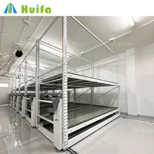 Sistema hidropónico Estante de cultivo de plantas de cultivo vertical de 2 niveles Doble cubierta