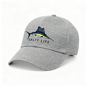 Fabrication de casquettes de baseball américaines en coton vintage avec logo brodé 3D personnalisé, casquettes de baseball ajustables avec poisson marlin pour hommes et femmes - Product Image 6