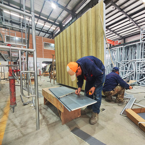 <span class=keywords><strong>Maison</strong></span> préfabriquée à un étage AS/NS - Kit de <span class=keywords><strong>maison</strong></span> et de villa pliables en acier léger moderne - Product Image 4