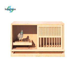 Yüksek kaliteli ticari tüm sezon ahşap güvercin üreme kafesi düğme kapatma ile dayanıklı lüks kuş kafesi - Product Image 1