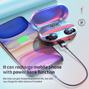 หูฟัง T2 Mini-In-Ear แบบใส่ในหู พร้อมคุณสมบัติกันน้ำสำหรับเล่นกีฬา ใช้งานได้ยาวนาน พร้อมไฟ LED ดิจิตอล - Product Image 2