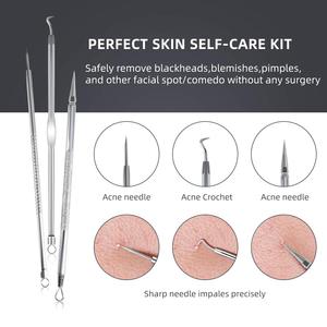 DUcare punti neri e brufoli strumento estrattore Kit viso Comedone Zit rimozione Acne strumento Popper punti neri