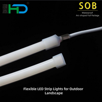 Bande LED flexible dimmable AC 220V avec protection IP67 et garantie de 3 ans pour l'éclairage paysager
