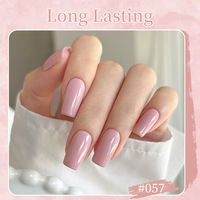XEIJAYI Nouveau Gel UV pour Ongles Série Rose Blanc Doux 15ml pour Salon de Manucure