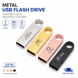 Compact Metal Memory Stick Custom <b>USB</b> <b>Flash</b> <b>Drive</b> Keychain Data Storage Promotional Business Bulk Wholesale Gift - Product Image 1