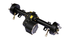 Elektrikli üç tekerlekli bisiklet arka aks montaj entegre davul fren bölünmüş disk fren mühendisliği dört tekerlekli değişim dişli diferansiyel modi - Product Image 3