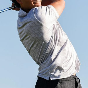 Chemises polo pour hommes sur mesure, en tricot respirant, design anti-froissement, tissu tissé, vêtements de travail - Product Image 1