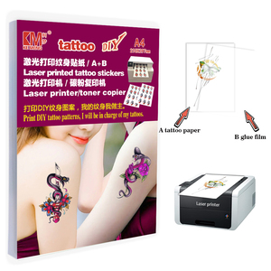 Tatuaje <span class=keywords><strong>Temporal</strong></span> Personalizado Kemeng WS-002, No Tóxico, Ecológico, de Papel, con Diseño de Flor Roja para Mujer, Resistente al Agua, Impreso, de Larga Duración - Product Image 6