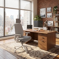 Chaise de bureau ergonomique exécutive certifiée BIFMA, mousse ignifuge, mécanisme italien personnalisé OEM, pour projets en gros et projets contractuels