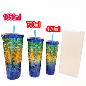 Plastic Straw Cup Large Capacity Bpa Free Outdoor Camping Beverage Water Bottle Set - Product Image 4