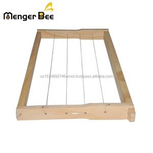 Nouvelles rames de ruche Langstroth profondes et moyennes avec fil en acier inoxydable et pin de Nouvelle-Zélande - Product Image 3