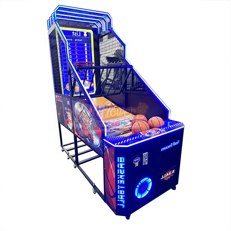 Coin Operated Electronic Basketball Shooting Game Basketball Machine Screen Basketball Arcade Game