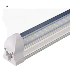 Tubo de doble fila de alta potencia para Taller, tubo de luz led t8 integrado de 4 pies, 40w, 2835smd, tira larga súper brillante de fábrica