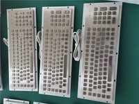 Clavier industriel en métal pleine taille à 103 touches, clavier numérique, interface USB, étanche IP65, compatible Windows/Linux/Mac pour kiosque