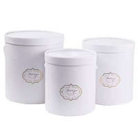 Gift Wrap Round Flower Paper Boxes Rose Hug Bucket Vase With Lid Party