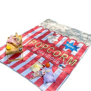 Tapis de pique-nique extérieur Sortie de printemps Sortie d'automne Tapis de station balnéaire résistant à l'humidité Coussin Oxford - Product Image 1