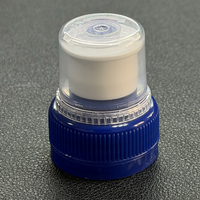 Bouchon de bouteille d'eau en plastique de 28 mm, de qualité alimentaire, jetable, écologique, à ouverture par poussée et traction, solution tout-en-un pour moule automatique